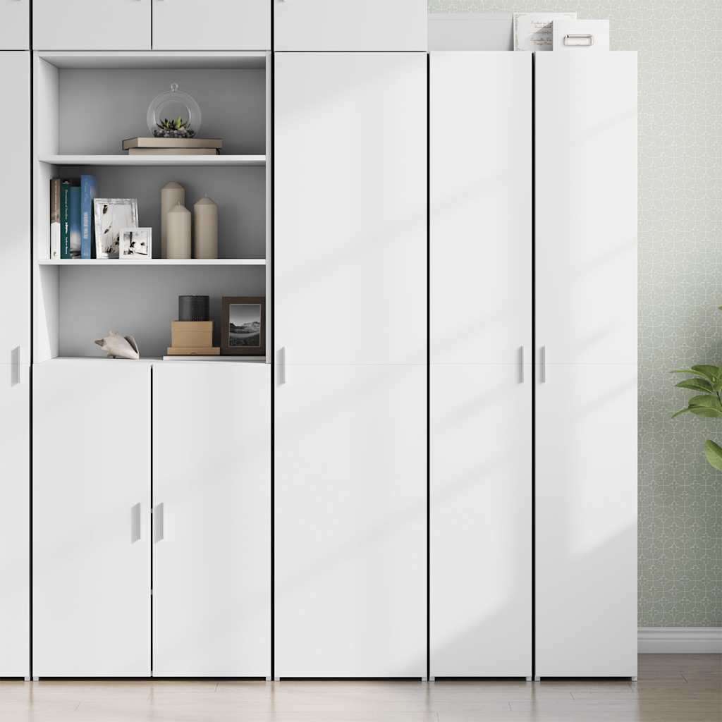 NEU vidaXL Highboard Weiß 45x42,5x185 cm Holzwerkstoff