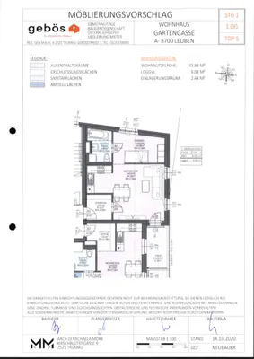 2-Zimmer-Wohnung mieten in Leoben – 49,91 m², € 760 – Bild 12 von 13