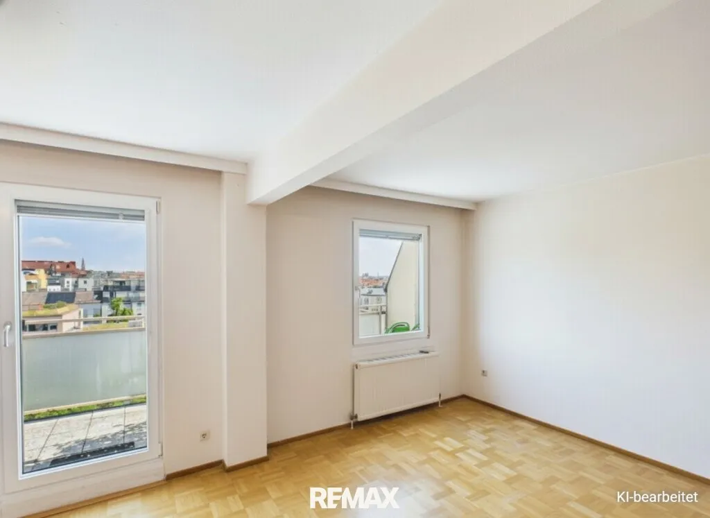 Helle 2-Zi.-DG-Wohnung in 1140 Wien mit 2 Terrassen (Ost & West) nahe Schönbrunn – pohled 3