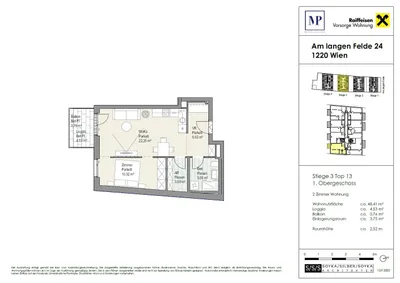 2-Zimmer-Wohnung kaufen in Wien – 48,41 m², € 305.800 – Bild 13 von 13