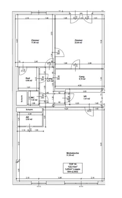 3-Zimmer-Wohnung mieten in Wien – 122,15 m², € 1.800 – Bild 13 von 14