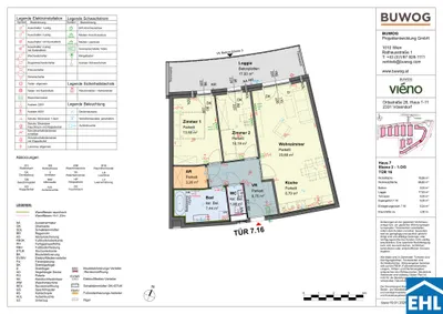 3-Zimmer-Wohnung mieten in Mödling – 78,89 m², € 1.836 – Bild 11 von 11