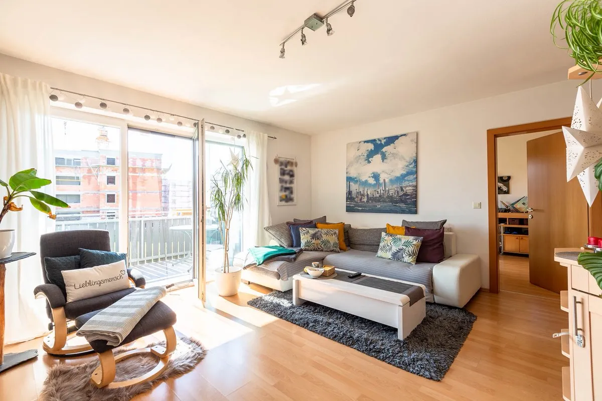 Moderne 3-Zimmer-Wohnung mit Balkon in ruhiger, stadtnaher Lage in Mattighofen - Ansicht 2