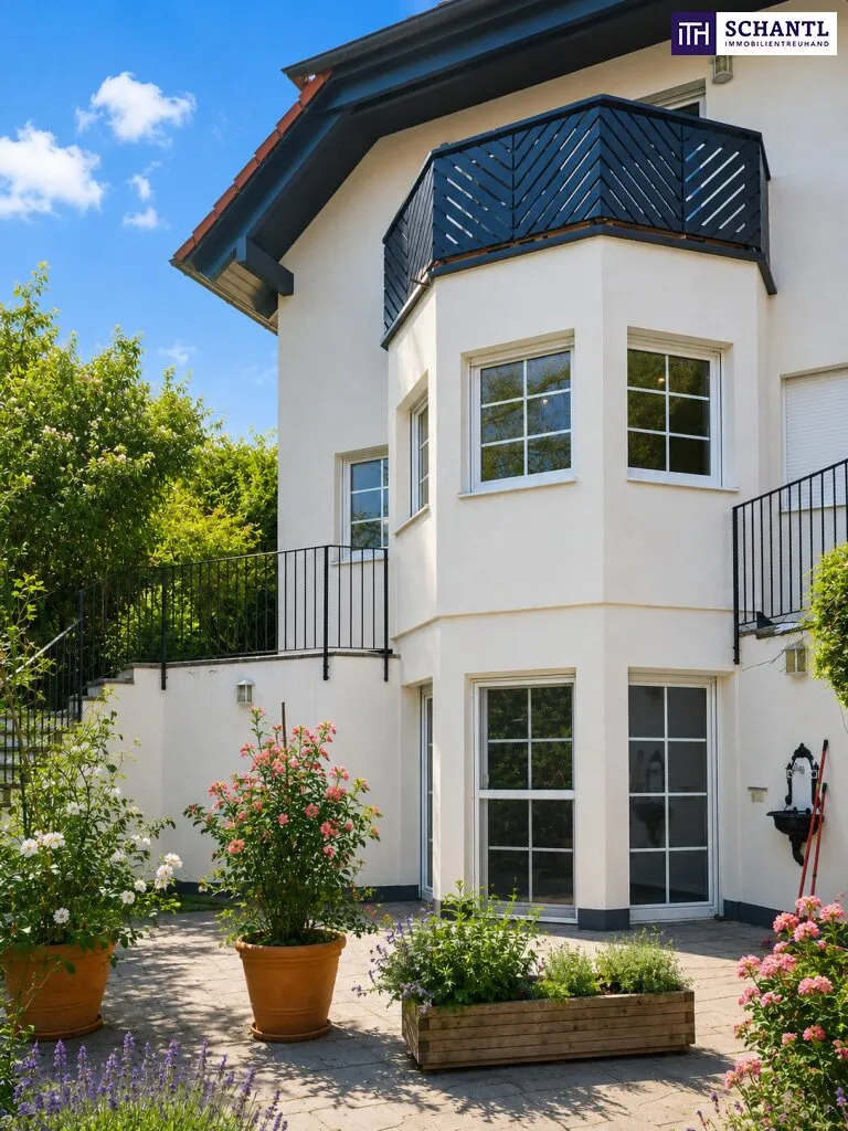 Frisch renoviert! Make your dreams come true! Traumlage + Traumhaus + Indoor Pool + Sauna + Toller Wienblick + Grün wohin das Auge reicht! Enjoy life! - Ansicht 3