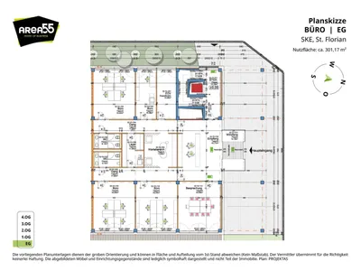 Gewerbeimmobilie mieten in Linz Land – 391 m², € 4.690 – Bild 16 von 18
