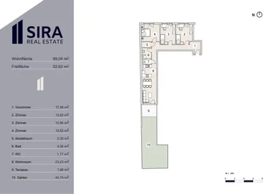 4-Zimmer-Wohnung kaufen in Wien – 89,04 m², € 399.000 – Bild 5 von 5