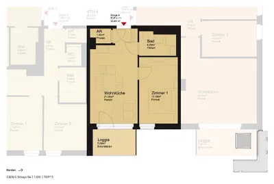 2-Zimmer-Wohnung mieten in Wiener Neustadt – 39,86 m², € 699 – Bild 5 von 5