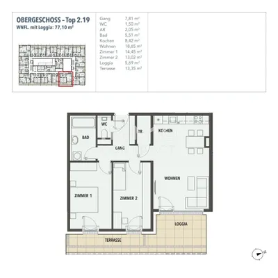 3-Zimmer-Wohnung kaufen in Wien – 71,41 m², € 418.500 – Bild 16 von 16
