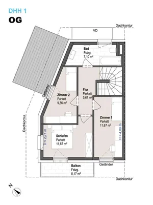 4-Zimmer-Haus kaufen in Sankt Johann im Pongau – 92,49 m², € 650.234 – Bild 4 von 7