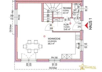 4-Zimmer-Haus kaufen in Wien – 100 m², € 579.000 – Bild 22 von 24