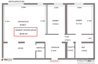 3-Zimmer-Wohnung kaufen in Wien – 87 m², € 369.000 – Bild 46 von 47
