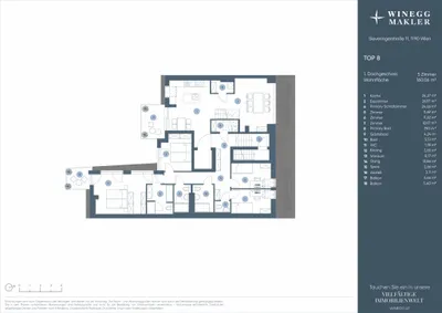 6-Zimmer-Wohnung kaufen in Wien – 218,81 m², € 3.499.000 – Bild 7 von 8