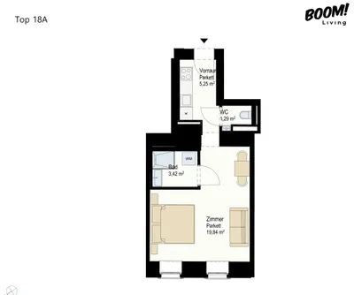 1-Zimmer-Wohnung kaufen in Wien – 29,8 m², € 379.000 – Bild 15 von 15