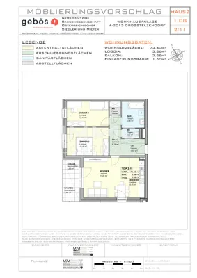 3-Zimmer-Wohnung mieten in Hollabrunn – 73,4 m², € 780 – Bild 9 von 9