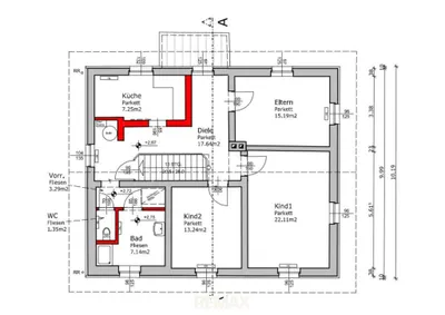 6-Zimmer-Gewerbeimmobilie kaufen in Rohrbach – 174 m², € 265.000 – Bild 18 von 18