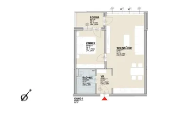 2-Zimmer-Wohnung kaufen in Baden – 58,15 m², € 225.000 – Bild 13 von 13
