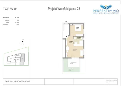Wohnung kaufen in Innsbruck-Land – 45,37 m², € 367.200 – Bild 3 von 3