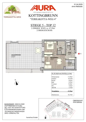 2-Zimmer-Wohnung kaufen in Baden – 46,79 m², € 219.900 – Bild 9 von 10