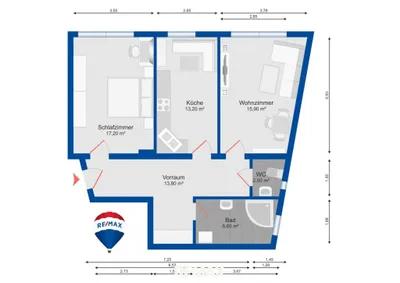 2-Zimmer-Wohnung mieten in Tulln – 70 m², € 900 – Bild 15 von 16
