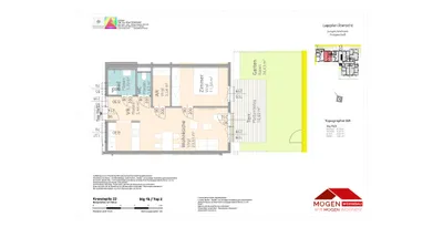 2-Zimmer-Wohnung mieten in Bruck an der Leitha – 49,12 m², € 649 – Bild 2 von 2