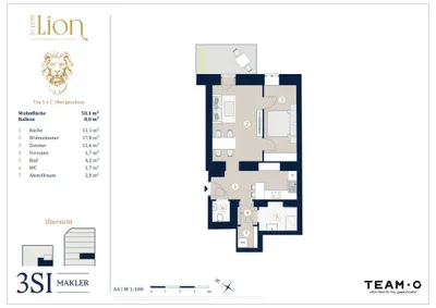 2-Zimmer-Wohnung kaufen in Wien – 50,1 m², € 495.000 – Bild 20 von 20