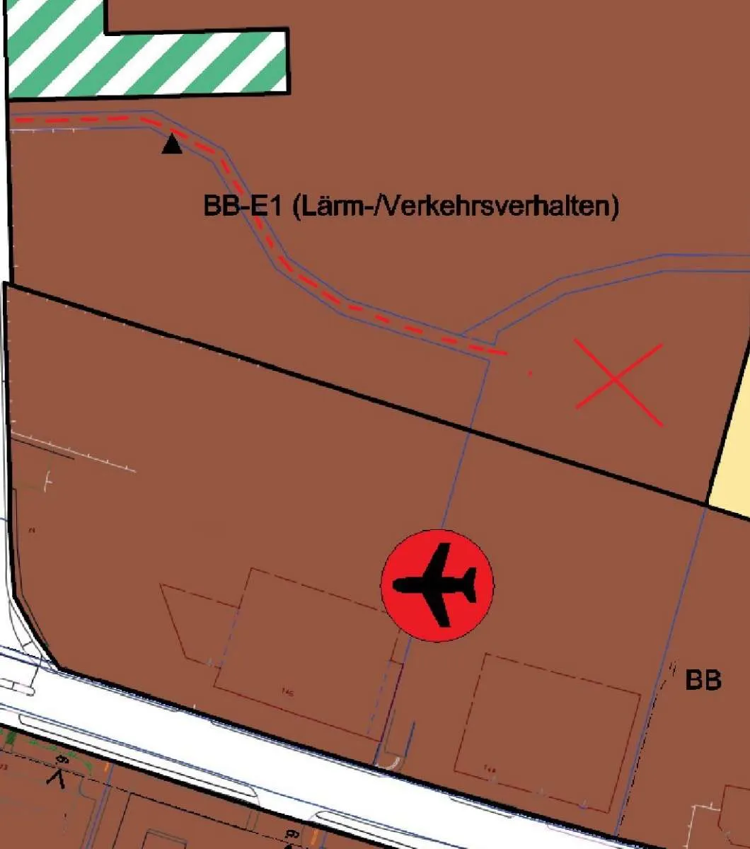 [05390] Betriebsgrundstück nahe hoch frequentierter Straße zu mieten. - Ansicht 2