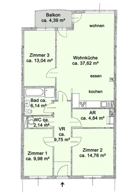 4-Zimmer-Wohnung kaufen in Wien – 98 m², € 490.000 – Bild 10 von 10
