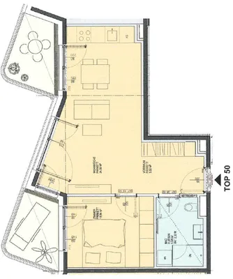 2-Zimmer-Wohnung mieten in Wien – 52 m², € 1.590 – Bild 3 von 24