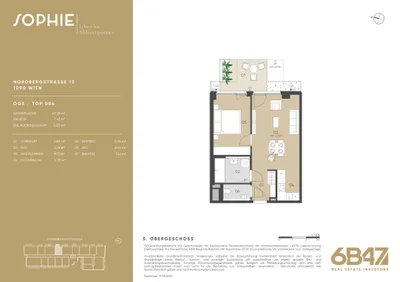 2-Zimmer-Wohnung kaufen in Wien – 46,06 m², € 480.000 – Bild 13 von 13
