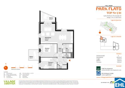 3-Zimmer-Wohnung kaufen in Wien – 69,23 m², € 666.000 – Bild 11 von 11