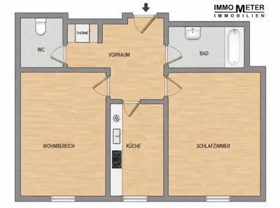 2-Zimmer-Wohnung mieten in Wien – 62 m², € 1.100 – Bild 8 von 9