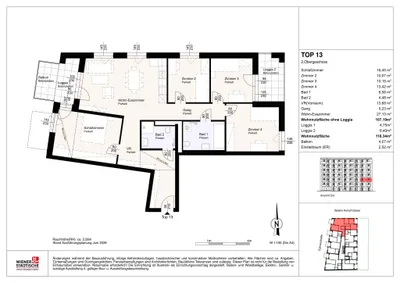 5-Zimmer-Wohnung mieten in Sankt Pölten – 107,19 m², € 1.258 – Bild 6 von 6