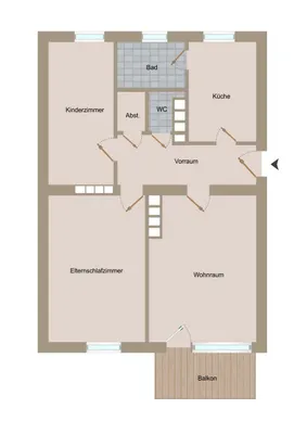 3-Zimmer-Wohnung kaufen in Salzburg-Umgebung – 66,96 m², € 300.000 – Bild 7 von 7