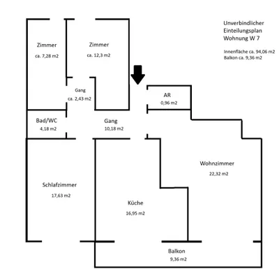 4-Zimmer-Wohnung kaufen in Landeck – 94 m², € 265.000 – Bild 19 von 20