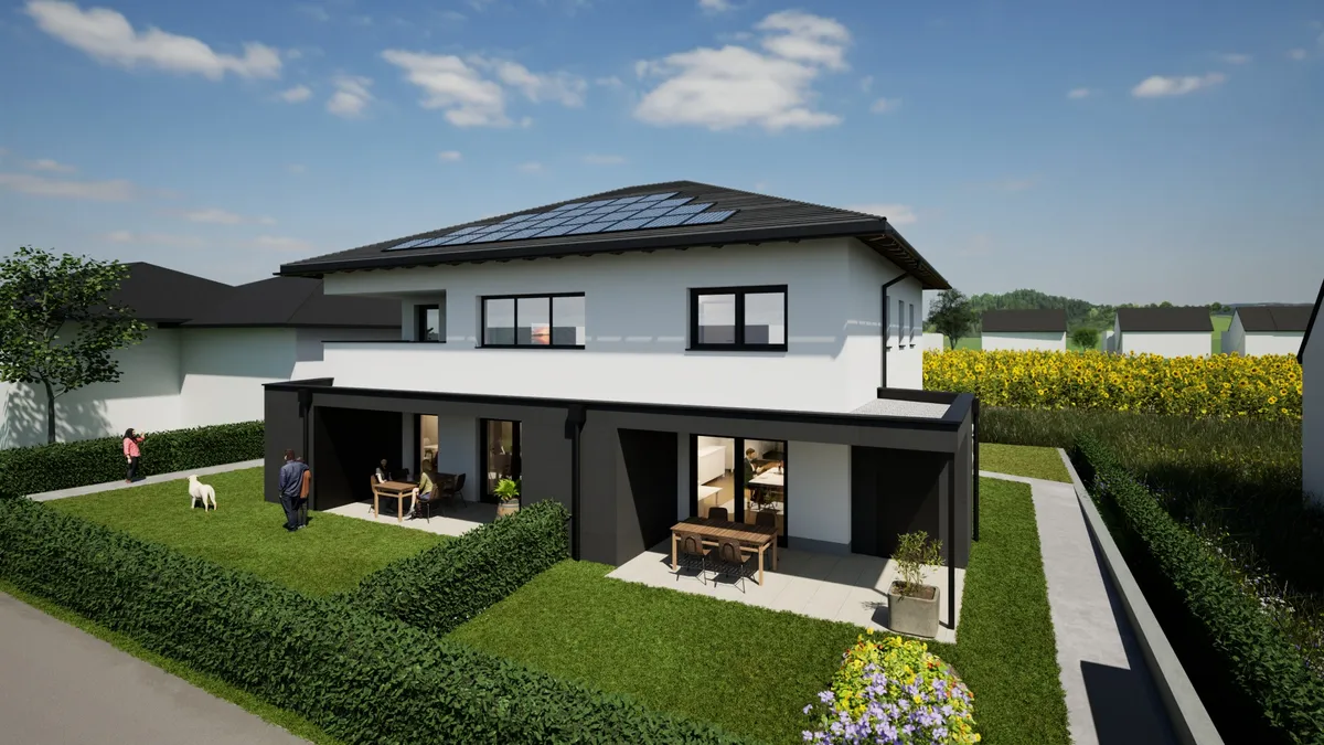 !! NEUES PROJEKT !! SALZKAMMERGUT - KIRCHHAM - 3-Wohneinheiten - NOCH 2 VERFÜGBAR!! - Ansicht 3