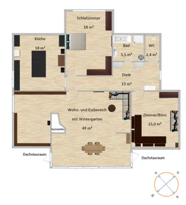 3-Zimmer-Wohnung kaufen in Kitzbühel – 120 m², € 835.000 – Bild 6 von 6