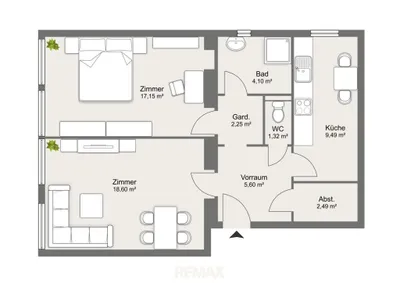 2-Zimmer-Wohnung kaufen in Wien – 56,91 m², € 275.000 – Bild 18 von 18
