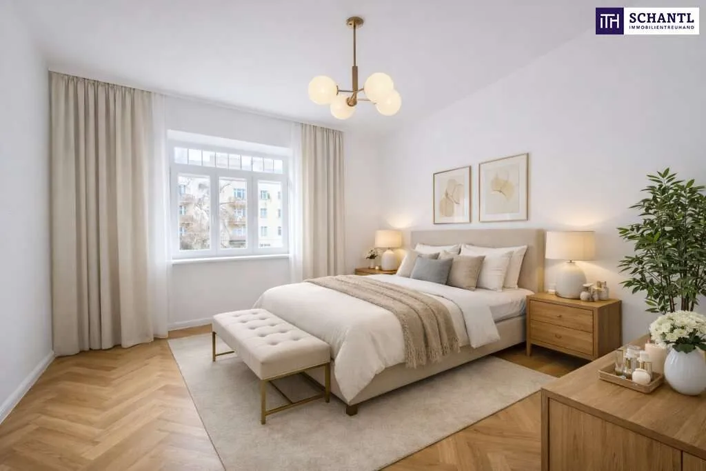 Einziehen & wohlfühlen: Hochwertig sanierter Altbau in Toplage + U3 Station Schweglerstraße + Ruhelage - Ansicht 3