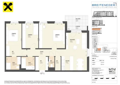 4-Zimmer-Wohnung kaufen in Korneuburg – 103,11 m², € 670.890 – Bild 8 von 8