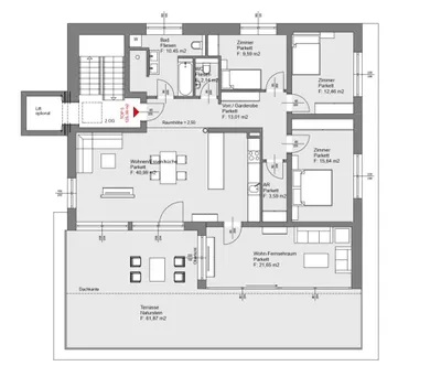 4-Zimmer-Wohnung kaufen in Lienz – 127,38 m², € 740.000 – Bild 2 von 7