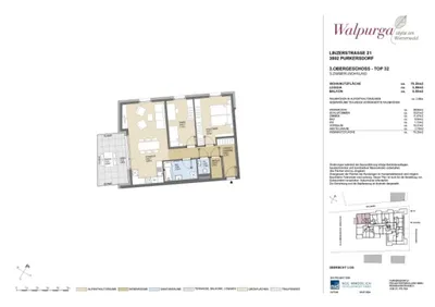 3-Zimmer-Wohnung kaufen in Sankt Pölten Land – 75,25 m², € 536.000 – Bild 7 von 8