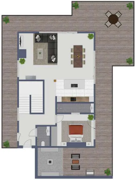 Hornblick Residenz - Ihre Penthouse-Maisonette mit Blick über die majestätische Bergwelt. T5 St. Ulrich am Pillersee - Ansicht 2