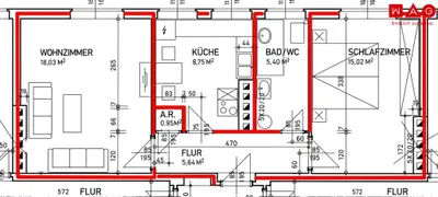 2-Zimmer-Wohnung mieten in Murtal – 53,4 m², € 432 – Bild 6 von 6