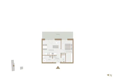 2-Zimmer-Wohnung mieten in Graz – 40,98 m², € 686 – Bild 9 von 9