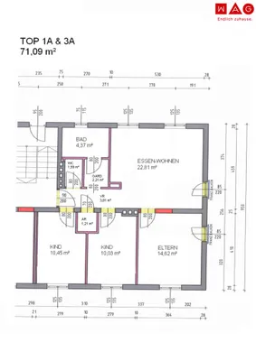 4-Zimmer-Wohnung mieten in Vöcklabruck – 71,09 m², € 753 – Bild 9 von 9