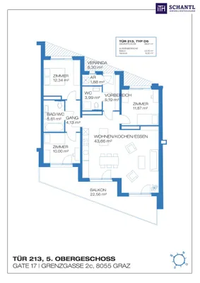 4-Zimmer-Wohnung kaufen in Graz – 98,67 m², € 433.722 – Bild 14 von 15