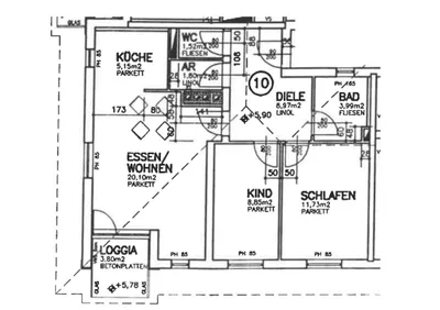 3-Zimmer-Wohnung kaufen in Linz Land – 62,11 m², € 210.000 – Bild 8 von 12