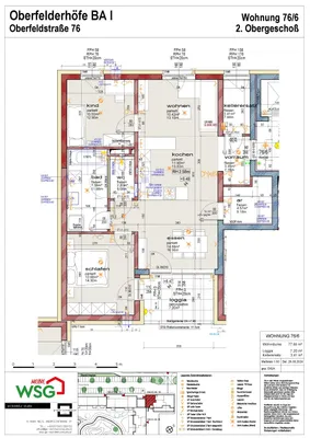 3-Zimmer-Wohnung mieten in Wels – 85,55 m², € 868 – Bild 2 von 3