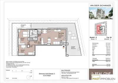 3-Zimmer-Wohnung mieten in Wien – 83,11 m², € 2.450 – Bild 15 von 16