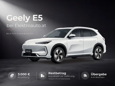 Geely E5 Max+ 68Wh Komplettausstattung: 44.870 Listenpre...
